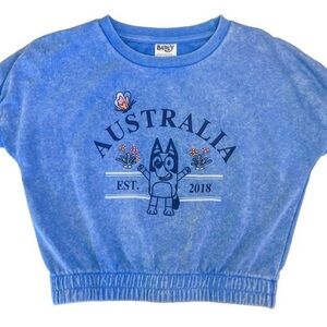 Kids Bluey crop short size 8/10